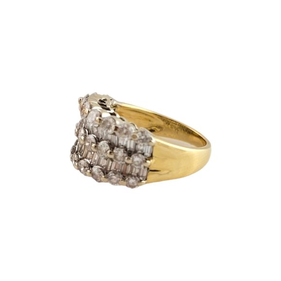 Vintage 18 Karat Yellow Gold Diamond Ring Size 5.25 #13926 - Picture 2 of 15